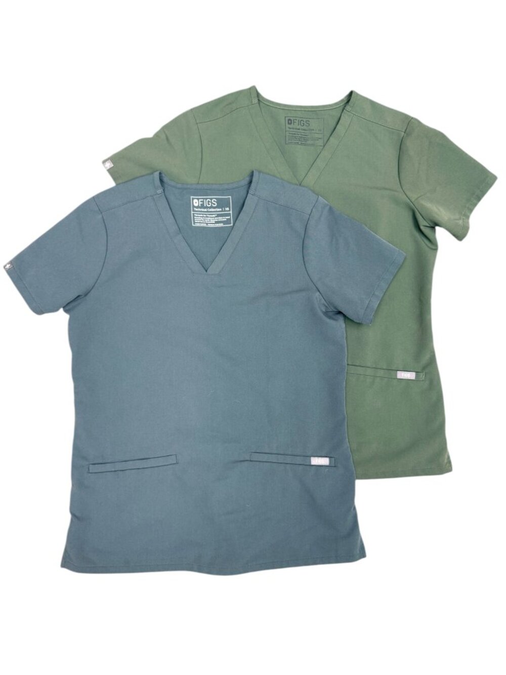 FIGS | Women's | Two Casma 3-Pocket V Neck Scrub Tops| Size XS